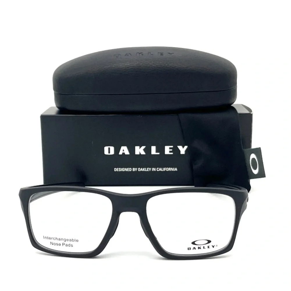 OAKLEY LITEBEAM OX8140-0153 Stain Black / Demo Lens 53mm Eyeglasses